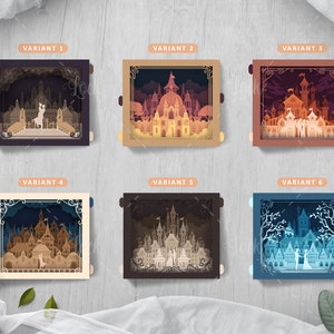 Tunnel cartes invitation de mariage Bundle 6 Design