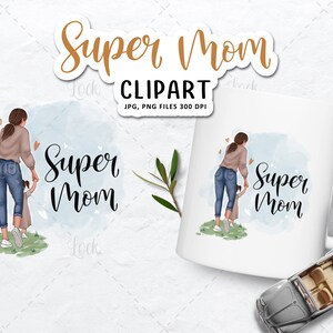 Mother And Children Clipart , Mother illustration PNG