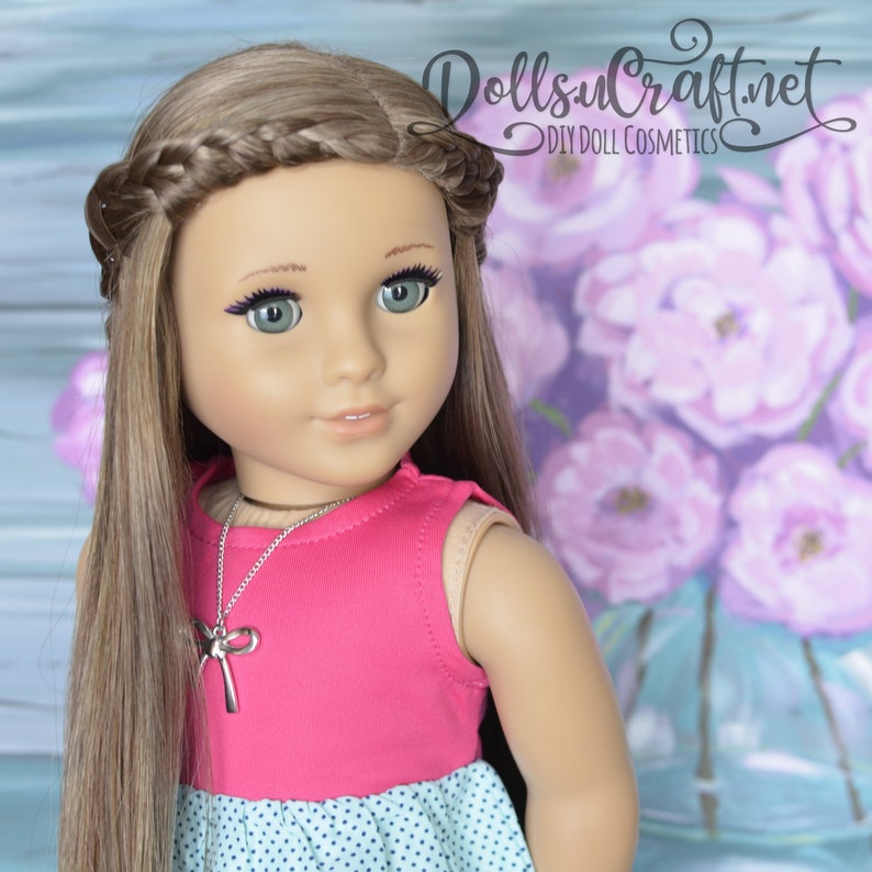 American Girl Doll Makeup Accessories FULL Eye Lash Decals Etsy