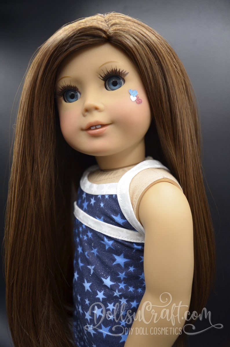 American Girl Doll Makeup Accessories FULL Eye Lash Decals Etsy