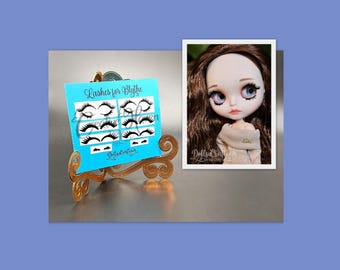 LASHES fits Neo Blythe Dolls 1/6 Scale Accessories Removable Makeup Decals Custom Doll Vinyl DIY OOAK