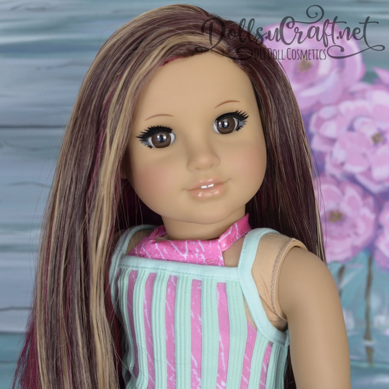 American Girl Doll Makeup Accessories FULL Eye Lash Decals Etsy