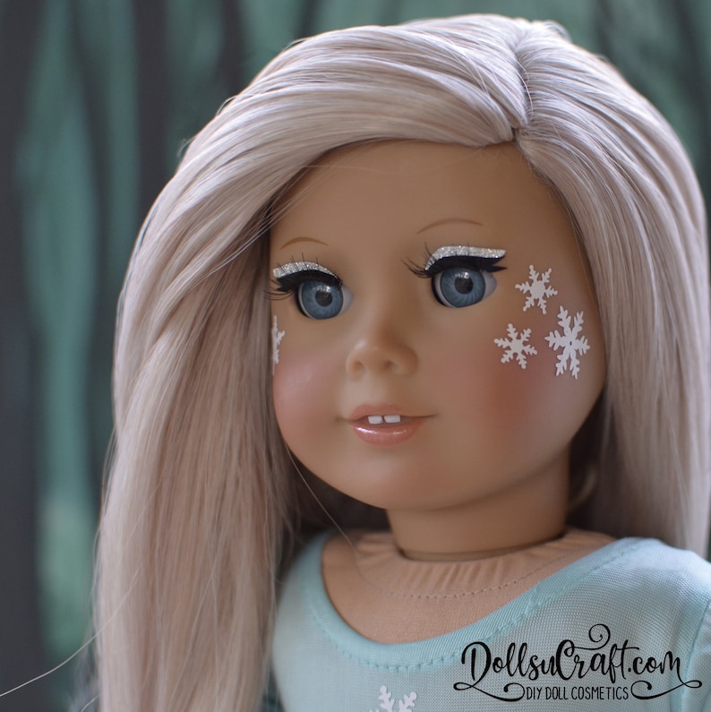American Girl Doll Removable Makeup Winter Themed CUSTOM PACK Etsy