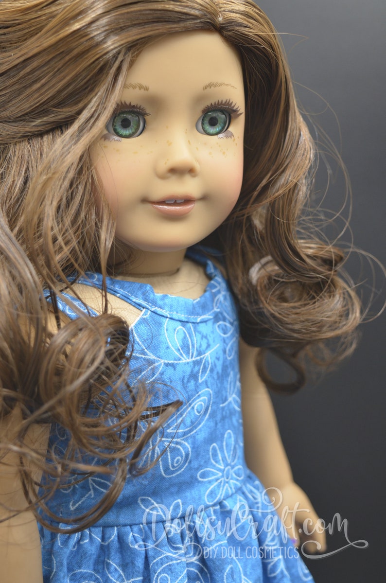 American Girl Doll Makeup Accessories FULL Eye Lash Decals Etsy