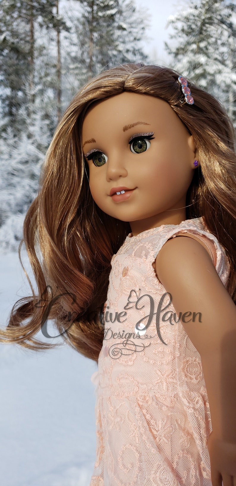 American Girl Doll Makeup Decals Eyeliner Removable Vinyl Etsy