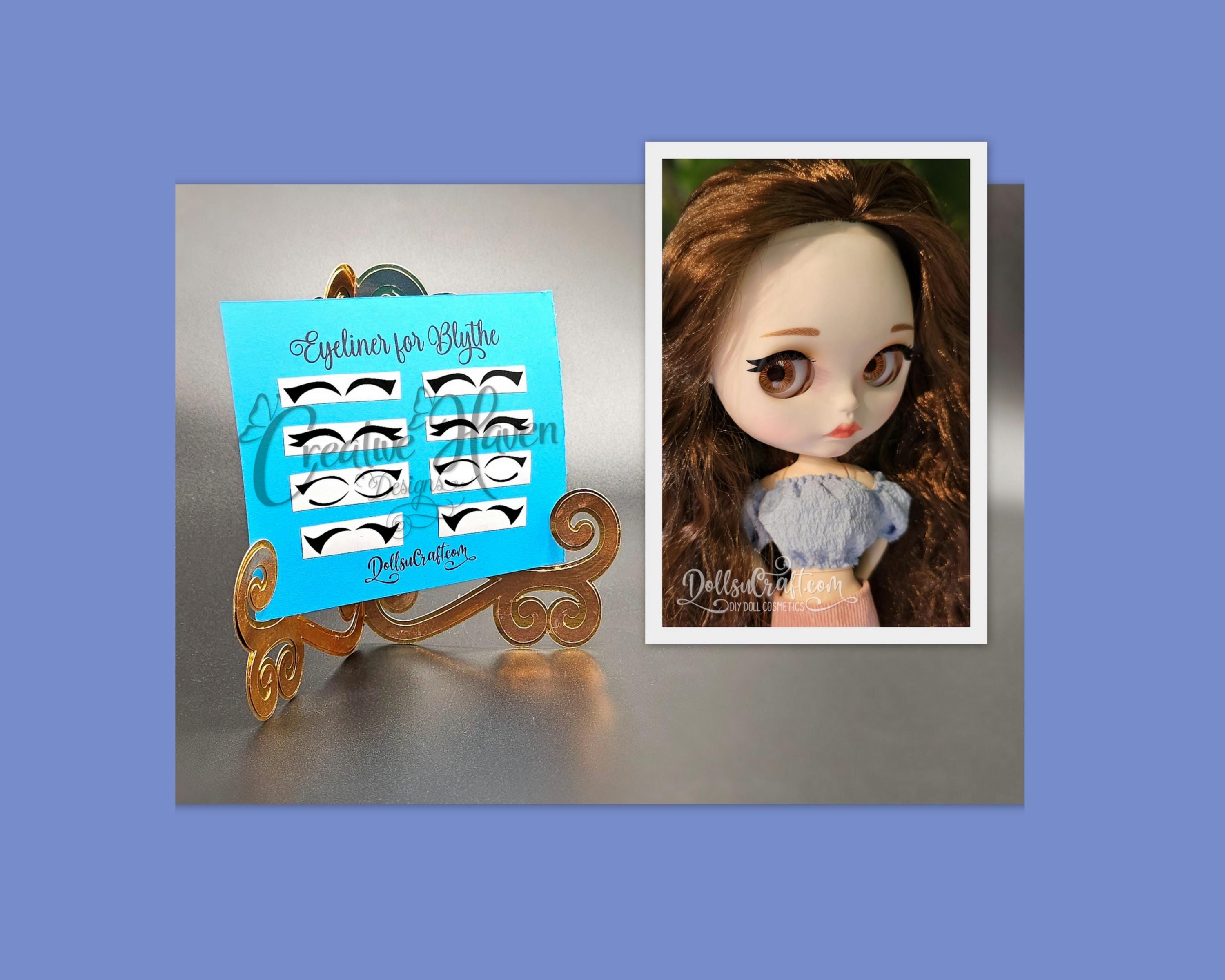 EYELINER Fits Neo Blythe Dolls 1/6 Scale Accessories Removable