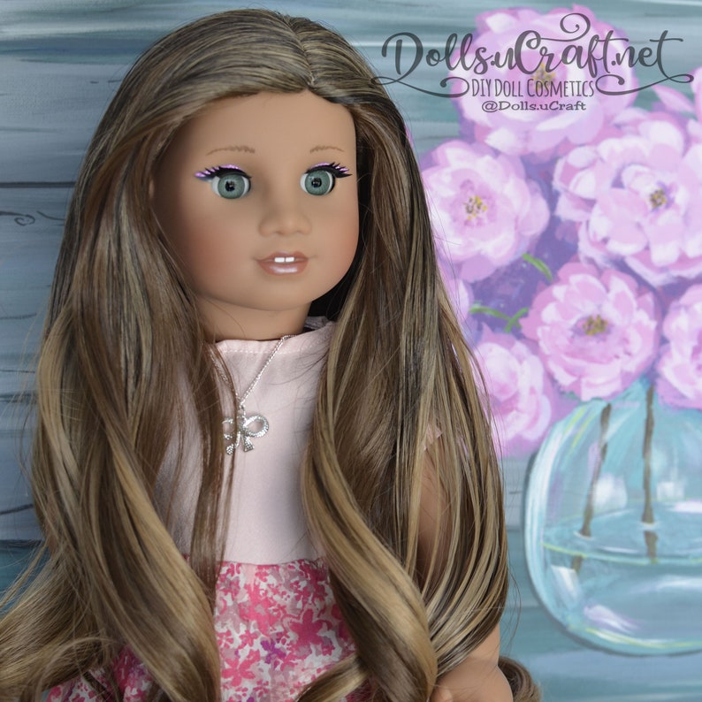 American Girl Doll Makeup Accessories HALF Eye Lash Decals Etsy