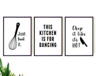 Kitchen quotes | Etsy