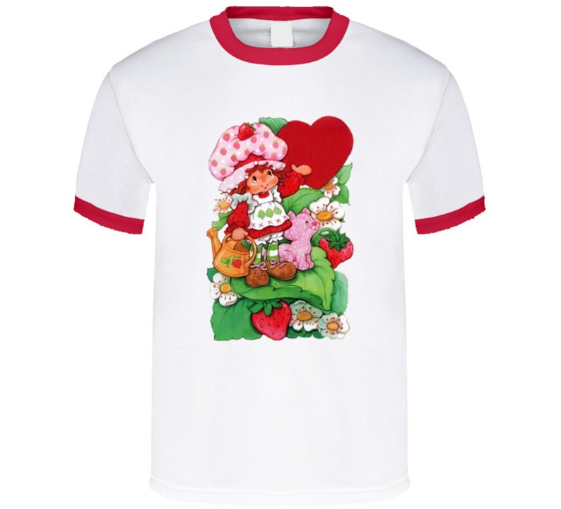 Strawberry Shortcake Cartoon Original Retro Fan T Shirt Etsy
