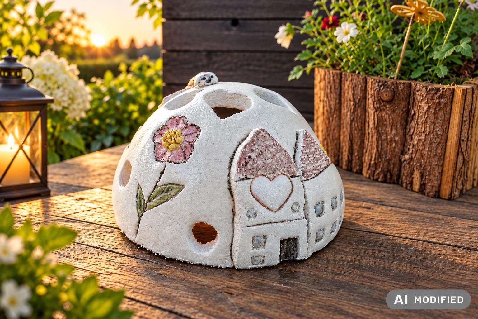 Ausgefallene gartendeko
