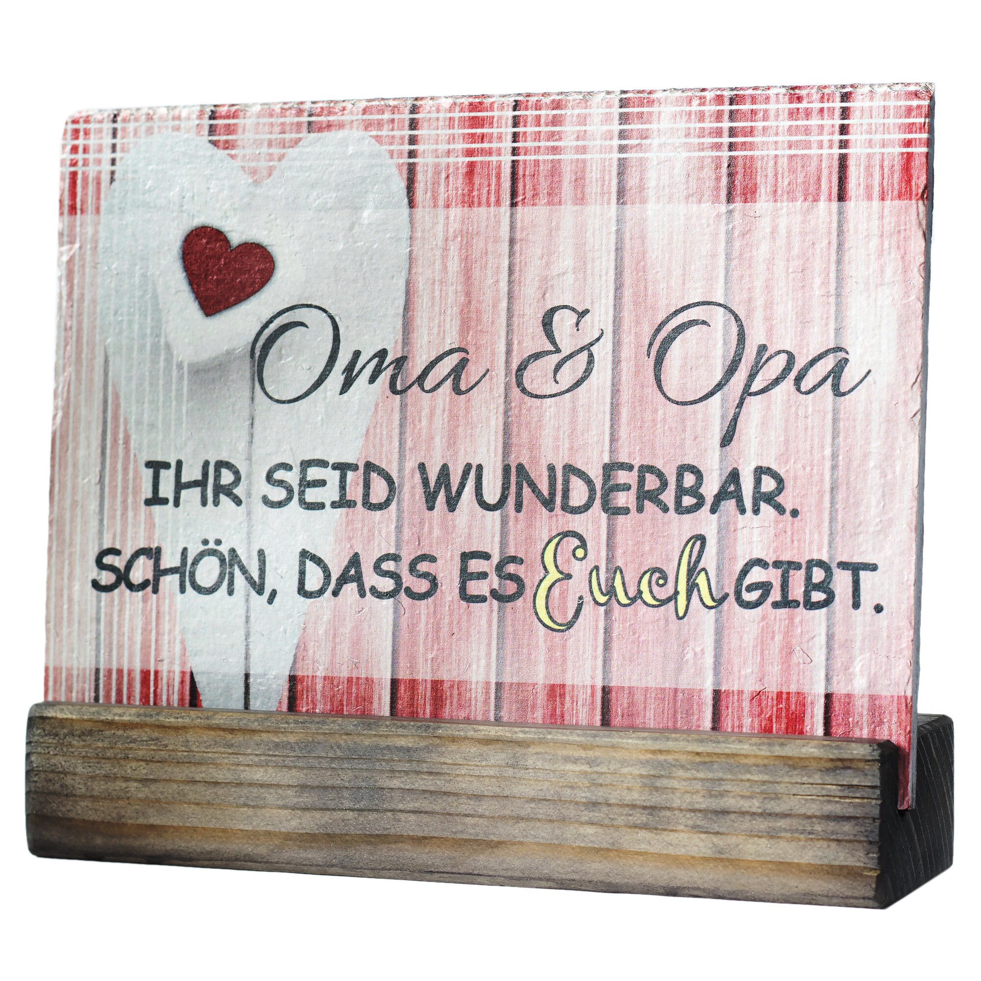 Dankeschön Geschenke Oma & Opa Schiefertafel mit Spruch Etsy
