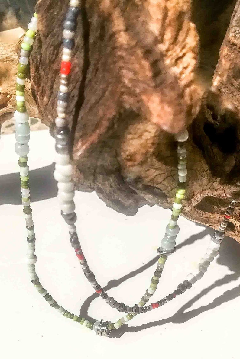 Rockery Beaded Ankle Bracelet