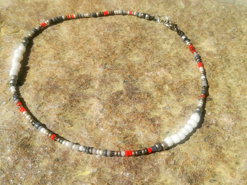 Rockery Beaded Ankle Bracelet