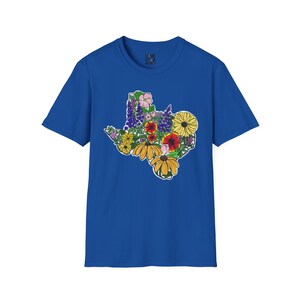 Texas Wildblume Unisex Recycled Bio-T-Shirt