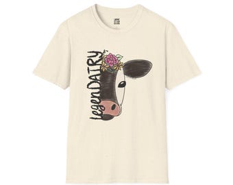 Cow LegenDAIRY Unisex Softstyle T-Shirt