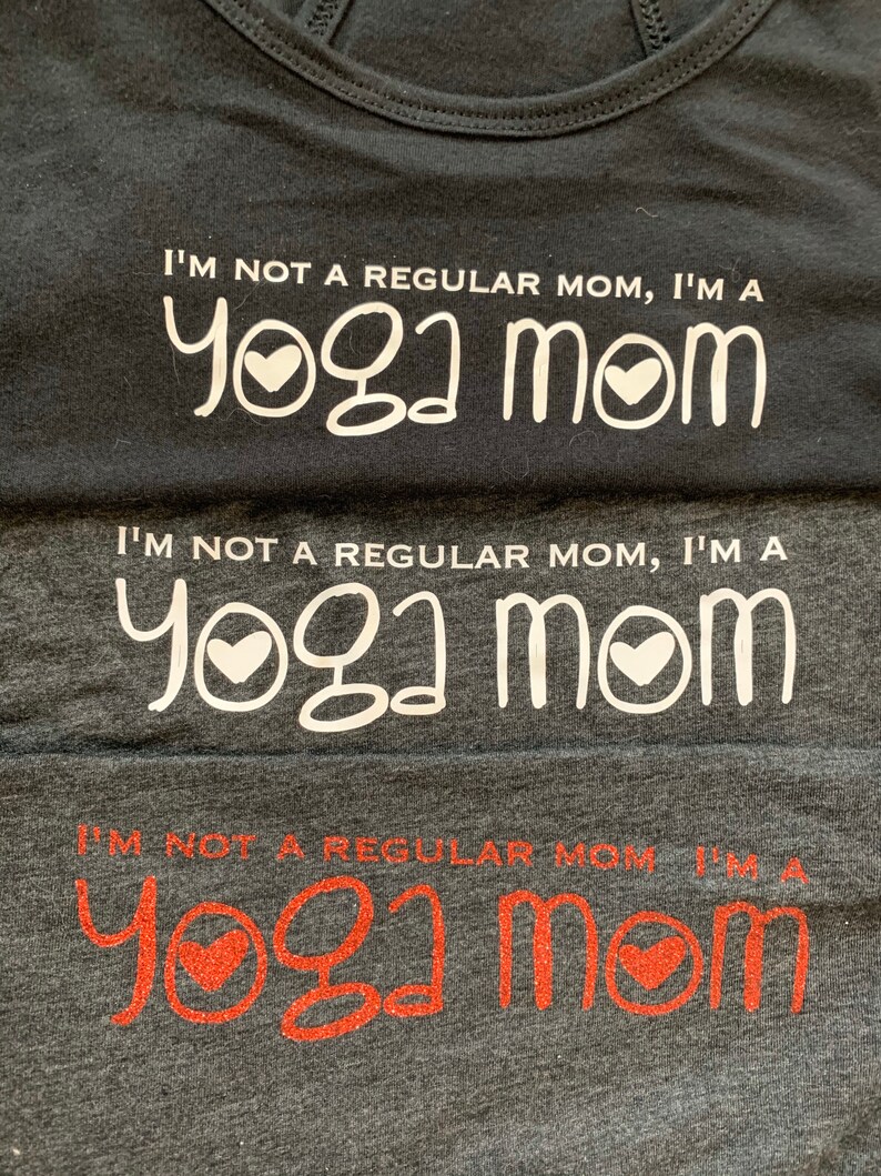 Yoga Mom Yoga Tank Graphic tee