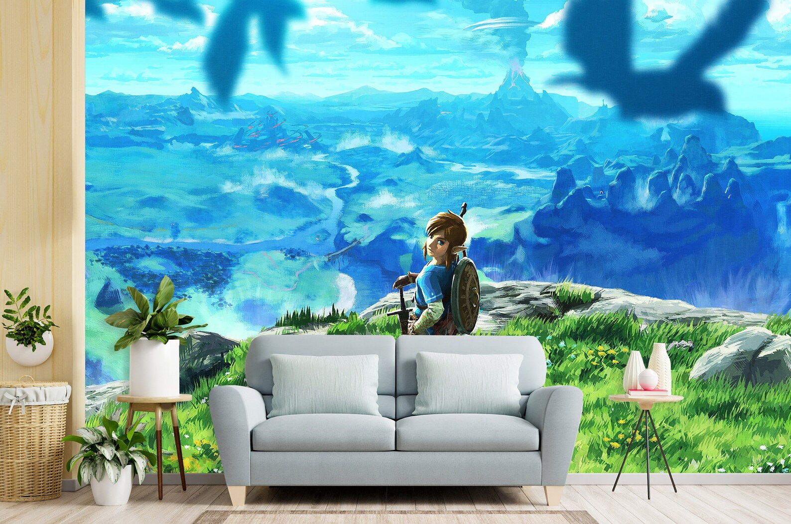 Mural the Legend of Zelda Gaming Art Wallpaper Peel and Stick Etsy UK