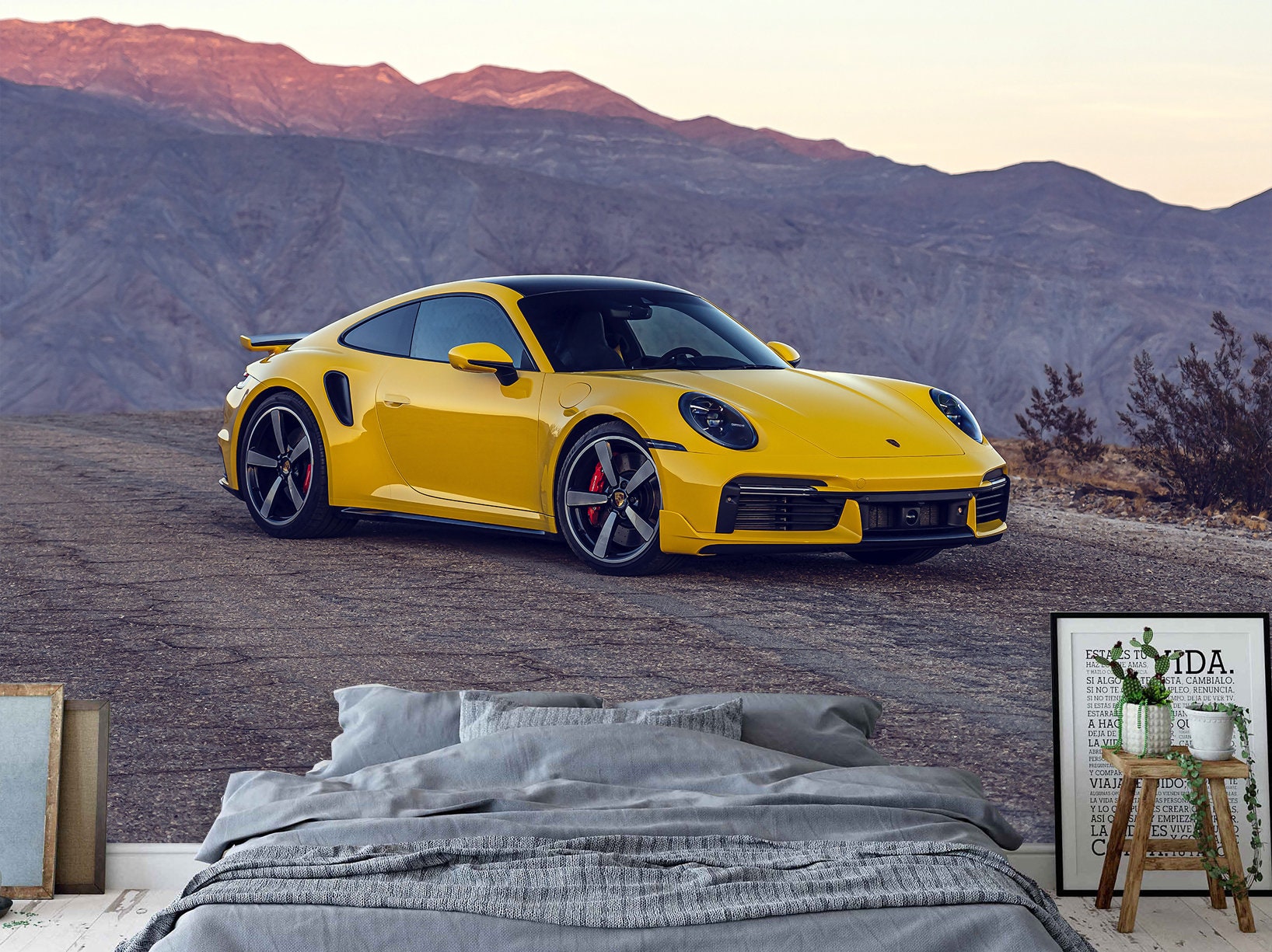 ポルシェ911壁紙、貼ってはがせるスポーツカーウォールアート - Etsy 日本