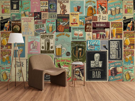 Stampa Vintage Martini, Poster Cocktail Retrò, Arte Murale Per Cucina P14938498