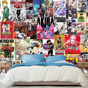 Pop Art Comics Cartoon Anime Wallpaper & Mural Manga Collage Movie Peel