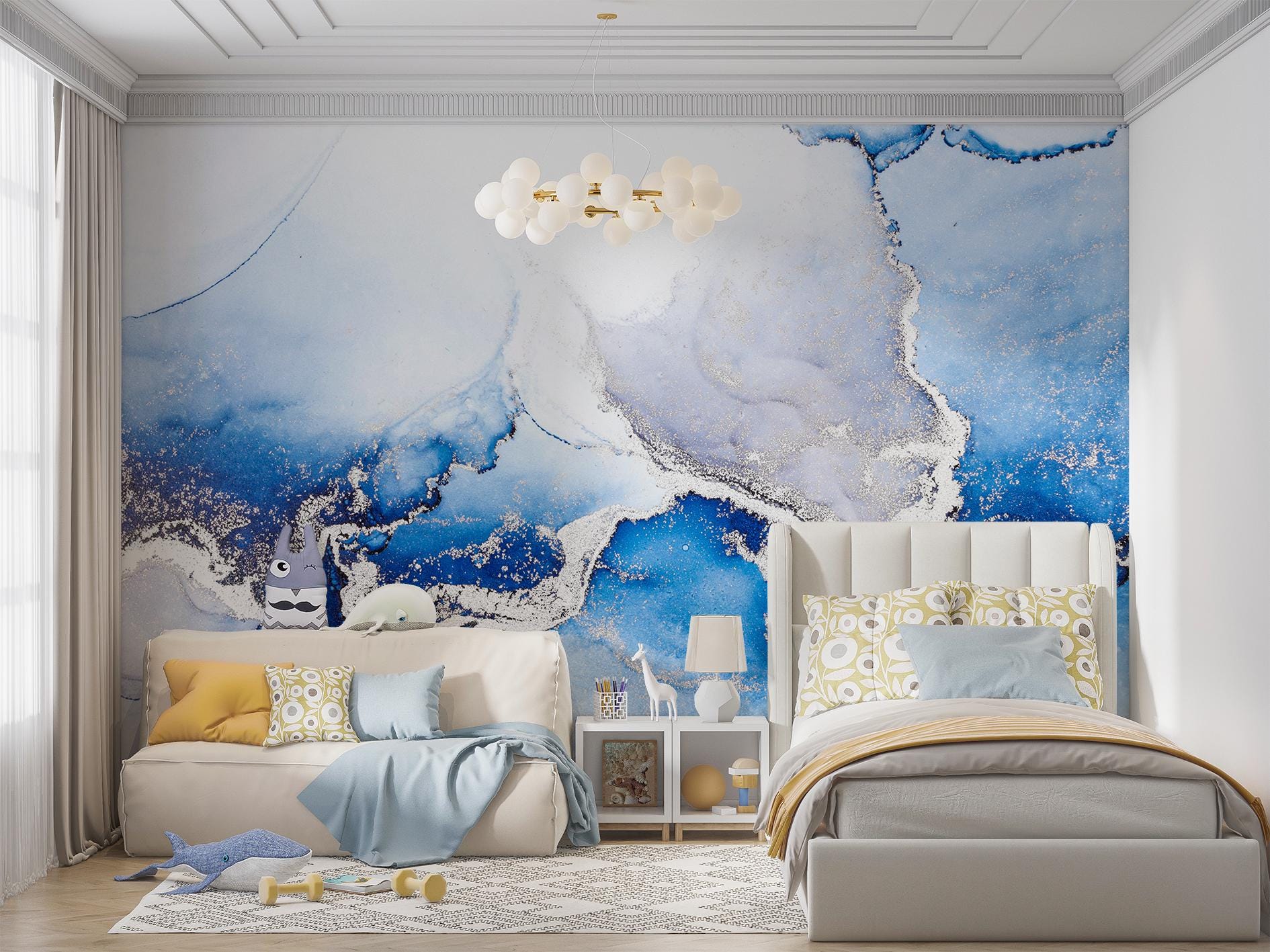 Runa Art Photo Wallpaper Balcony New York 352 X 250 Cm Wool Wallpaper