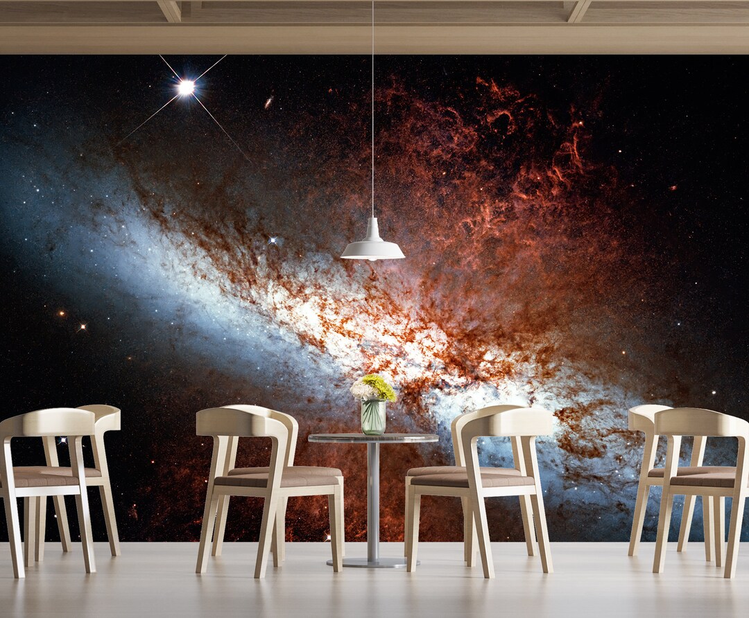 Space Star Milky Way Galaxy Wallpaper & Peel and Stick Self - Etsy
