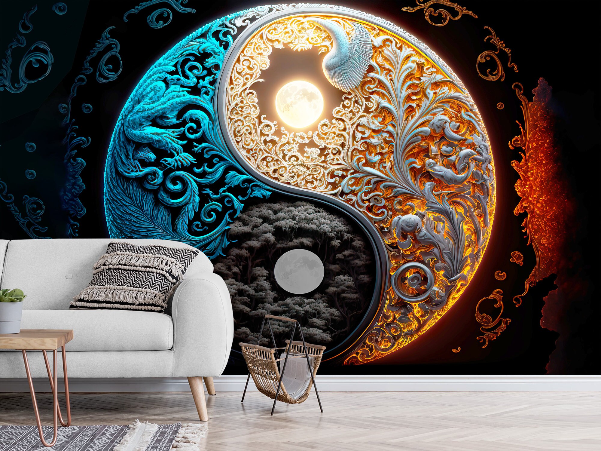 Yin Yang Art Wallpaper