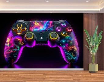 Loussiesd Set di biancheria da letto per ragazzi Gamepad per bambini ragazze giovani bambini videogiochi Comforter Player Gaming Set 2 pezzi per letto 135x200cm