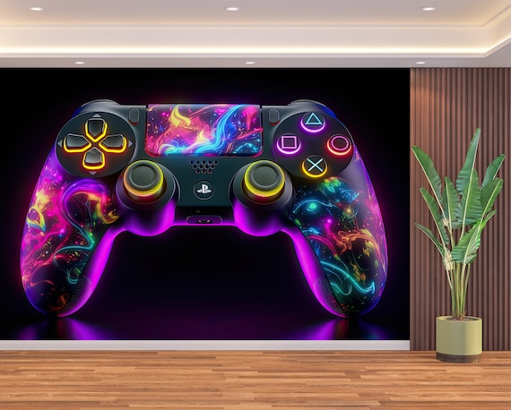 Stampe per videogiochi Poster in bianco e nero Decorazioni per la camera da letto del ragazzo adolescente Cazioni di gioco Arte Ptura su tela Immagine Decorazione della parete della stanza dei giochi