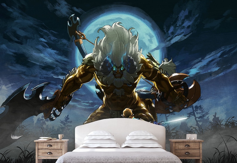 Mural Wallpaper the Legend of Zelda Wall Art Link Video Games Etsy