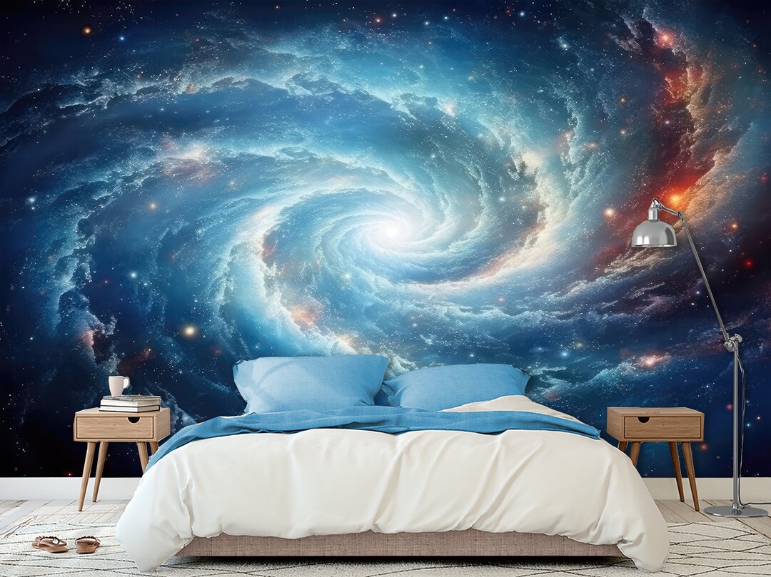 Galaxy Deep Space Wallpaper Stars Beautiful Space Nebula Wall Mural ...