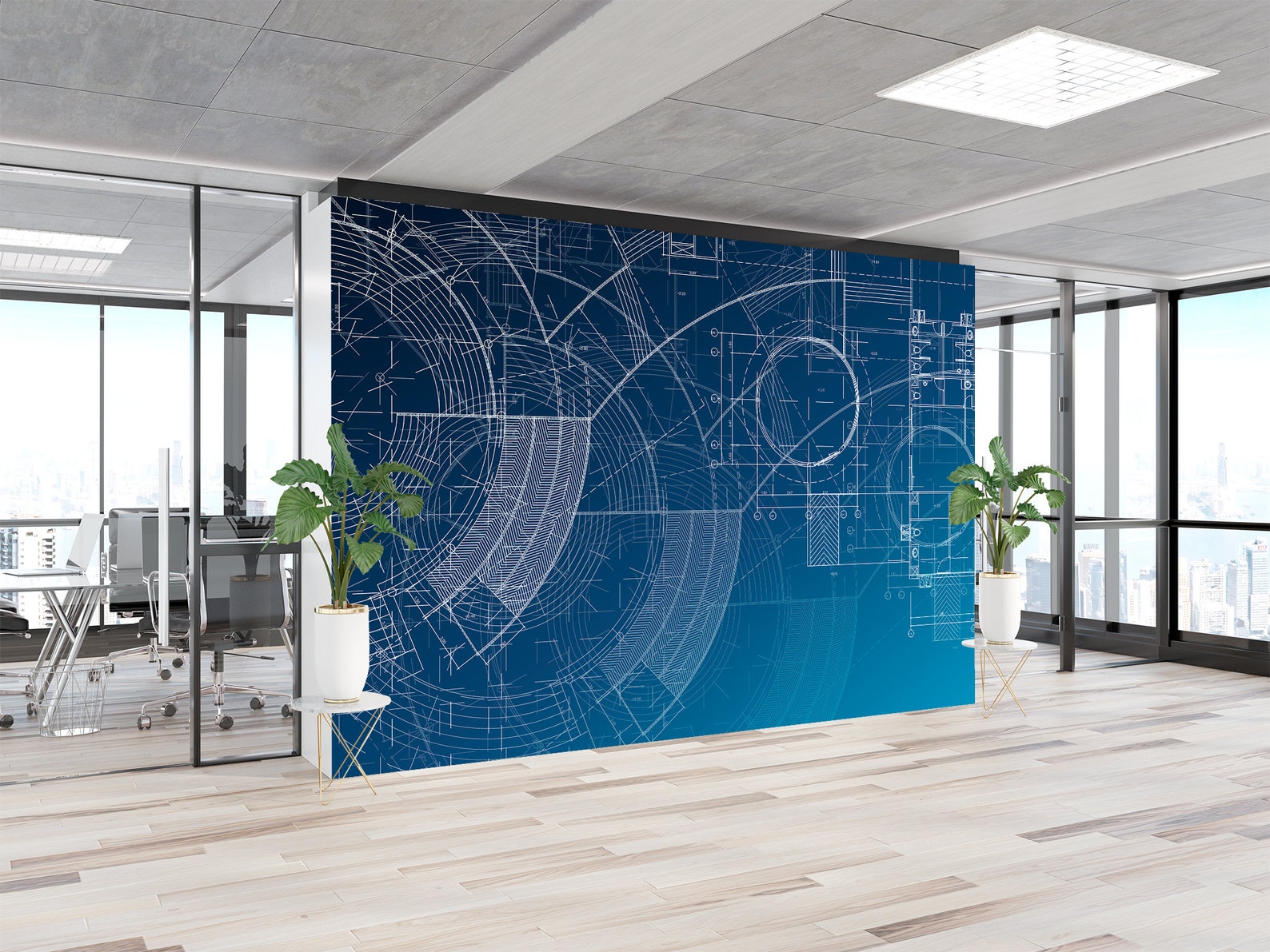 Vivid On An Architect's Blueprint 1 Inch Abstract Photography Vivid On An Architect's Blueprint 1 Inch Abstract Photography