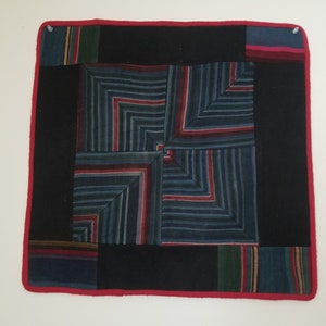 Tibetan Vintage patchwork, Tibetan tapestry (Tibetan ladies back covering),Asian wall decor,textile wall hanging