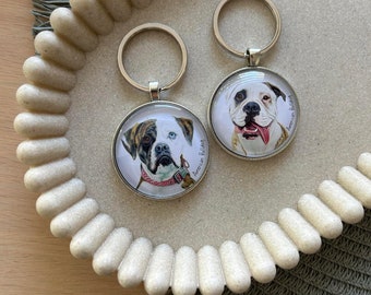 Sleutelhanger Amerikaanse Bulldog