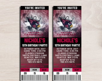 ticket invitation etsy