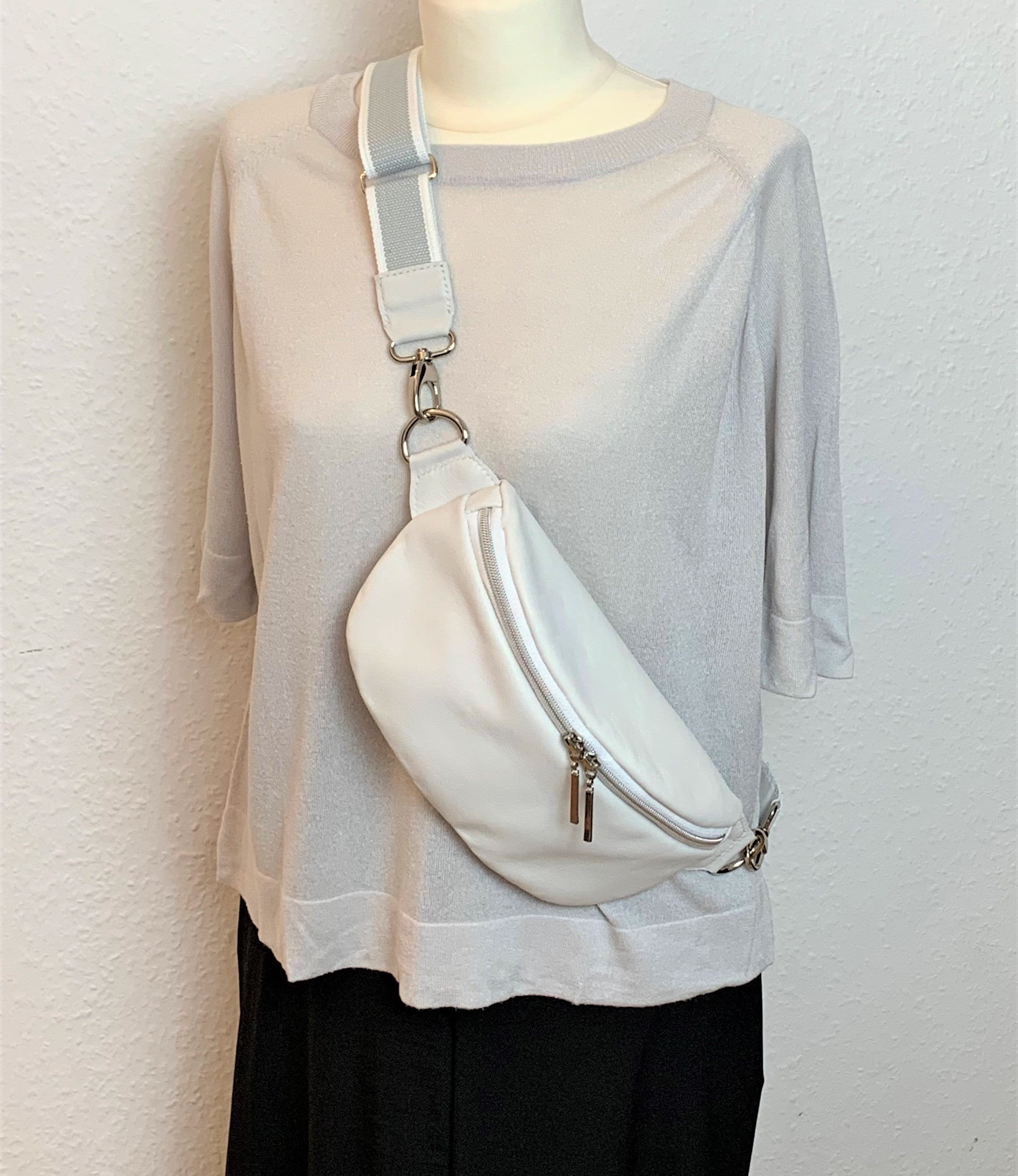 Fanny pack shop white leather