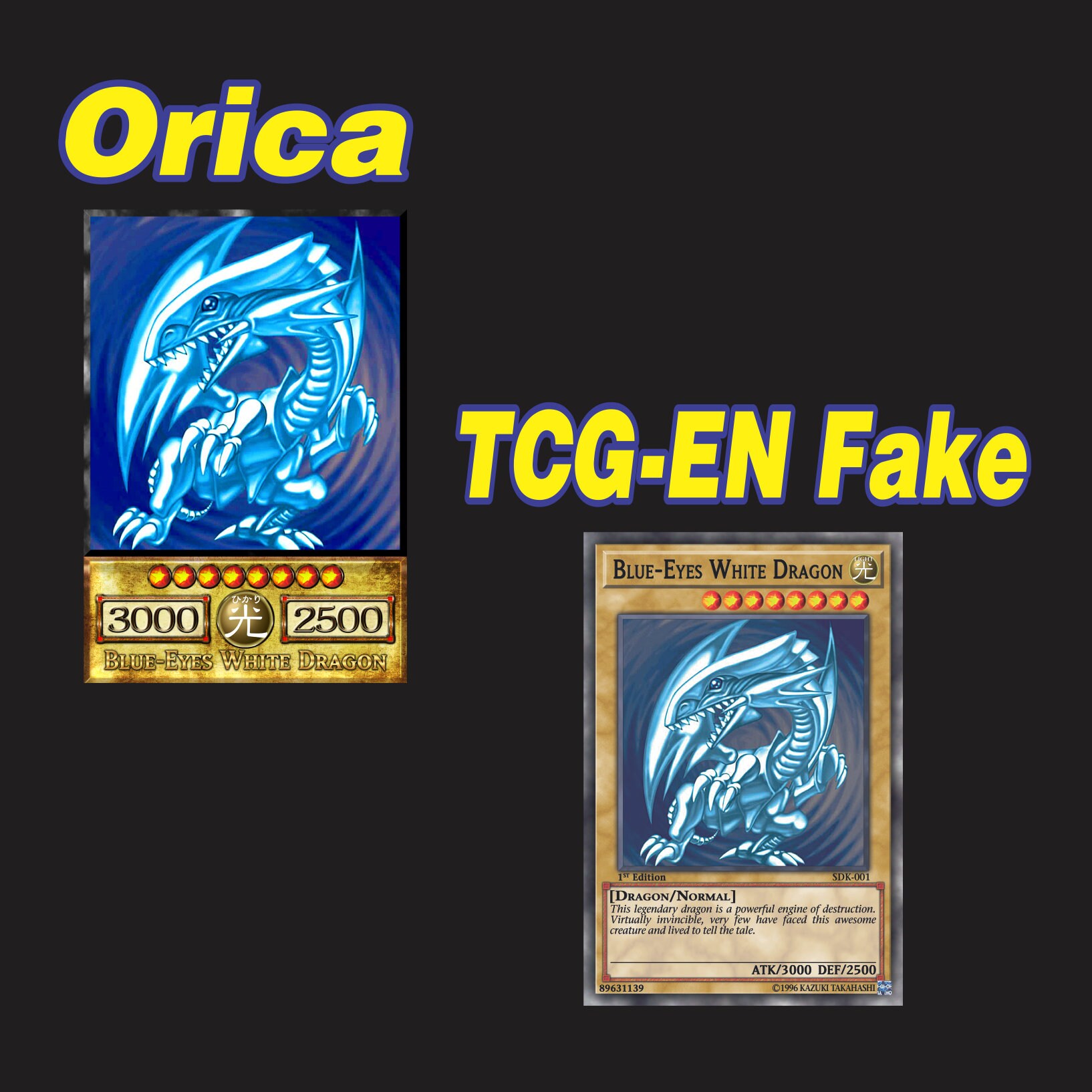 Seto Kaiba Deck 40 Karten Orica Anime oder TCG-EN Yugioh Duell | Etsy