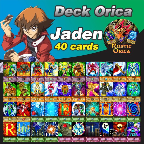 Jaden Yuki Deck 40 cards Orica Anime or TCGEN Yugioh GX Etsy
