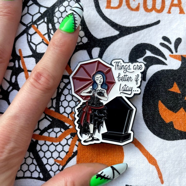MCR Helena // Missvonfrankenstein emo de salud mental mash-up esmalte pin