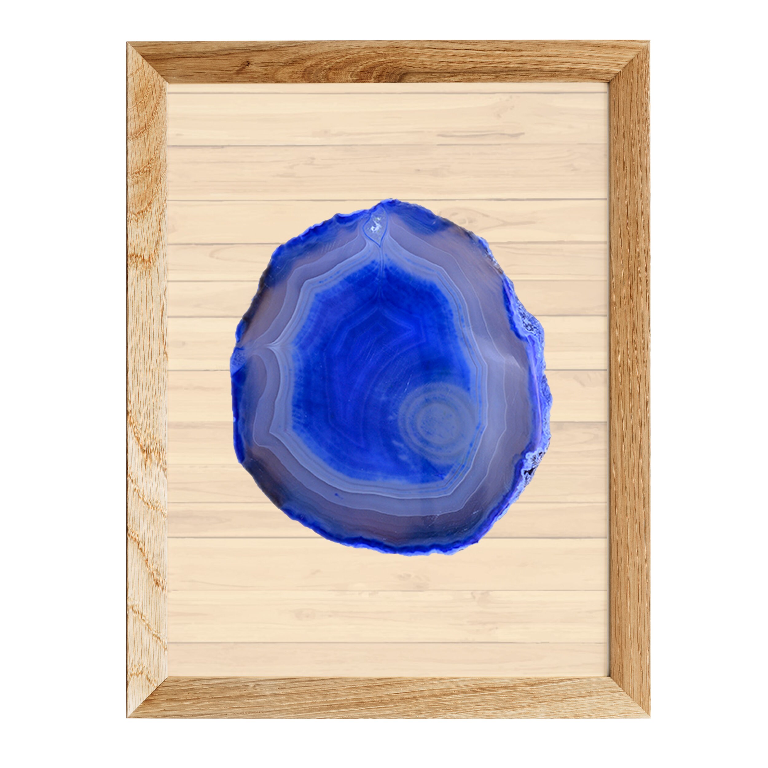 Gemstone Home Decor Geode Slice Photo Frame Stone Wall Photo Frame