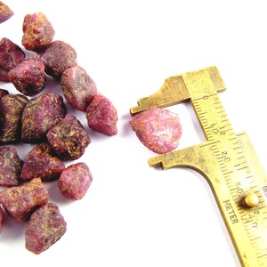 Natural Rough Ruby, Raw Ruby, Loose Gemstones, July Birthstone, Red ...