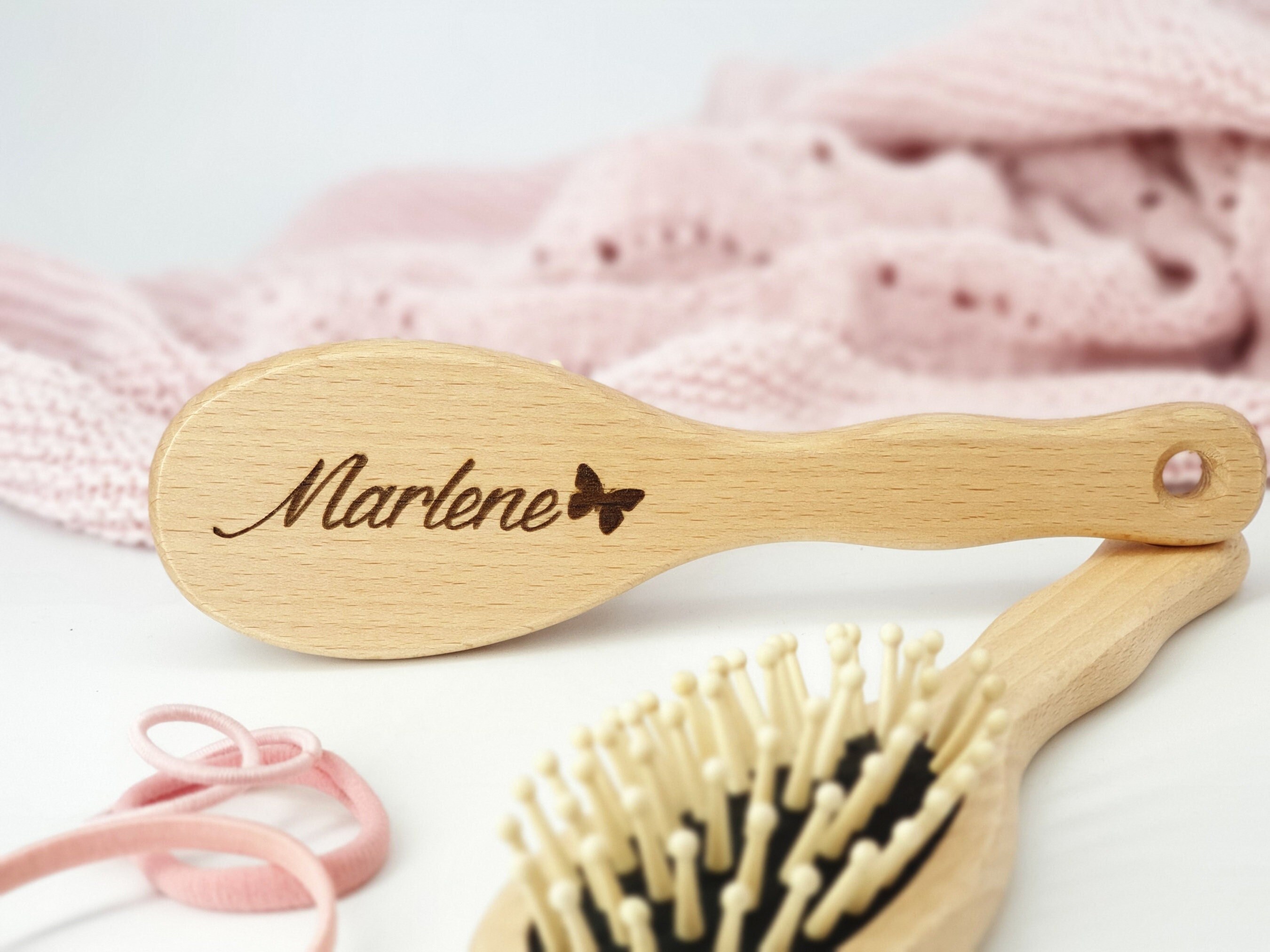 HAARBÜRSTE MIT NAMEN Geschenk für Mädchen personalisierte | Etsy