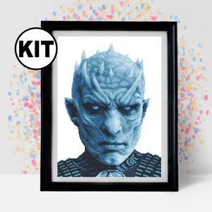 Cross Stitch KIT - Movie Cross stitch pattern - Embroidery Designs - Needlepoint Kits - horror cross stitch - clown - Old Movie - K-923
