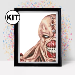 Kreuzstich Stickdatei - Film Kreuzstich Stickmuster - Stickmuster - Stickpackung - Horror Kreuzstich - K-915
