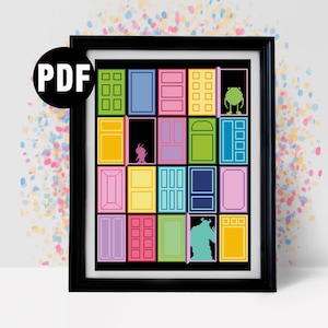 Modèle de point de croix - pour les débutants - motifs de broderie - kits de broderie - téléchargement immédiat pour chambre d'enfant-pdf-easy-PT-908