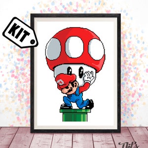 Cross Stitch Kit: Beginner Game Embroidery (K-526)