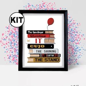Kreuzstich Stickpackung - Film Kreuzstich Stickmuster - Stickmuster - Stickpackung - Horror Kreuzstich - Buch - K-1127