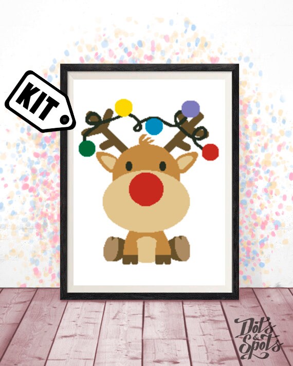 Cross Stitch KIT for beginner Needlepoint Embroidery Etsy