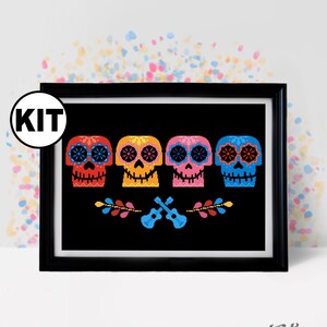 Cross Stitch KIT for beginner - Needlepoint - Embroidery - Cartoon cross stitch pattern - Nursery room decor - wall decor - K-1114