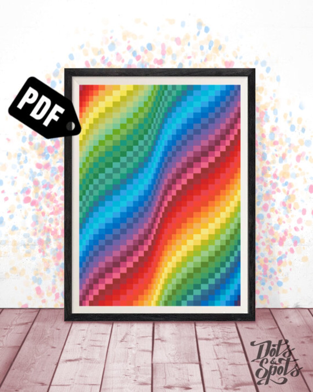 Geometric Cross Stitch Pattern Geometric Wall Art - Etsy